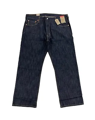 NEW Levi's Strauss 569 Loose Straight Dark Wash Blue Ice Cap Mens Denim Jeans • $37.99