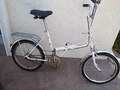 Vintage Raleigh Nottingham England 20  Folding Bicycle 3-Speed Sturmey-Archer • $99