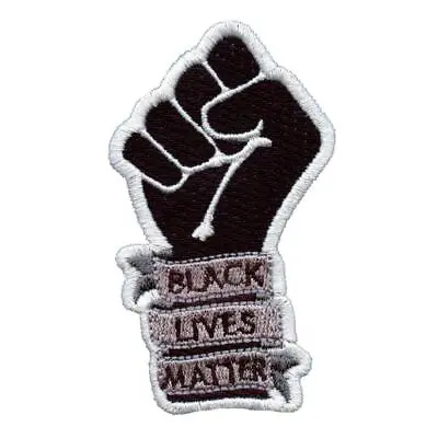 BLACK LIVES MATTER IRON ON PATCH 3  BLM Power Fist Racial Equality Movement NEW • $6.88