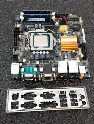 AAEON EMB-H81A-A10 Mini-ITX Motherboard I3-4160 Replacement W/RAM Set Kit 4GB • $44.99