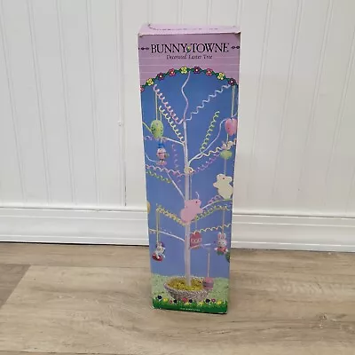 Vintage 18   Easter Tree W Bendable Branches Wooden Ornaments Decorations MIB • $15.50
