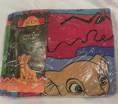 The Lion King 2 Simba's Pride Twin Sheet Set New In Packages Vtg • $60