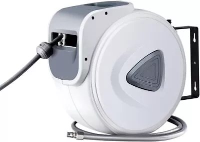 Giantz 20m Retractable Air Hose Reel For Garden Compressor Spray Gun Wall Mount • $127.18