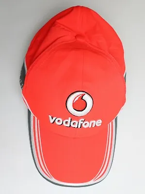 F1 Vodafone Mclaren Mercedes Jenson Button Vintage Racing Cap Adjustable Orange • $39.99