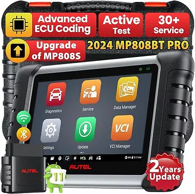 2024 Autel MaxiPRO MP808BT Pro Diagnostic Scanner Key Coding Android 11.0 MP808S • $589