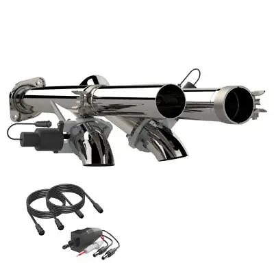 QTP 540117 Aggressor Exhaust Electric Cutout Pipes For 17-2018 Ford F-150 Raptor • $917.54