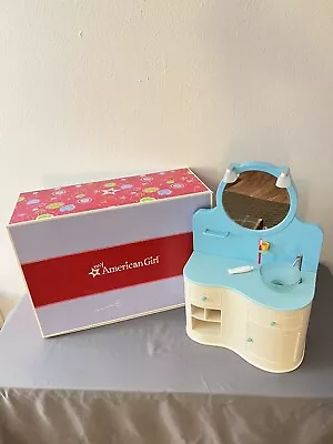 Retired American Girl Vanity Set With Working Vanity And Accessories • $50