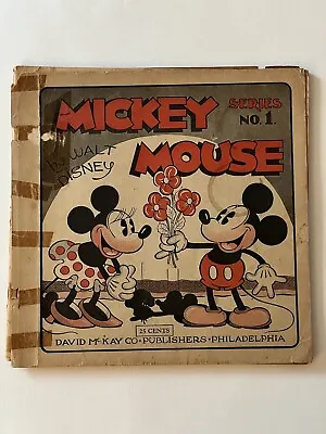 Mickey Mouse Comic #1 (1931) - David McKay Publications - Low Grade But Complete • $400