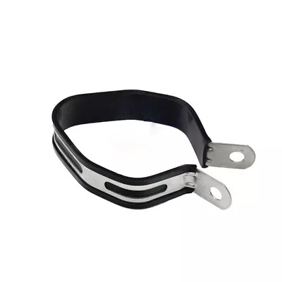 Motorcycle Exhaust Muffler Hanger Hanging Clamp Strap Mount Bracket 11x8.5cm • $13.59