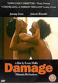 Damage (juliette Binoche) Dvd Freepost • £5.99