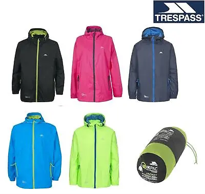 £26.99 • Buy Trespass Qikpac Mac Packaway Waterproof Jacket Packable Unisex Hooded Coat