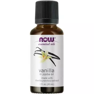 NOW Essential Oils Vanilla Oil Blend Of Pure Vanilla Bean Extract In Pure Joj... • $22.09