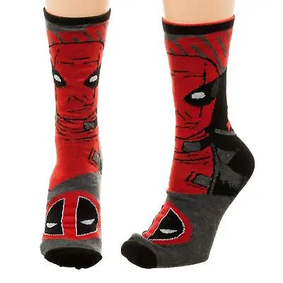 Marvel Deadpool Reversible Men's Crew Socks • $9.59