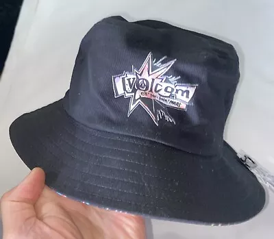 Volcom “Pepper” Bucket Hat-Black Reverseable Colorful *NEW* NWT Size L/XL • $45.67