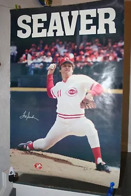 1979 TOM SEAVER Cincinnati Reds SGA Full Sized Poster Extremely Scarce Condition • $24.99