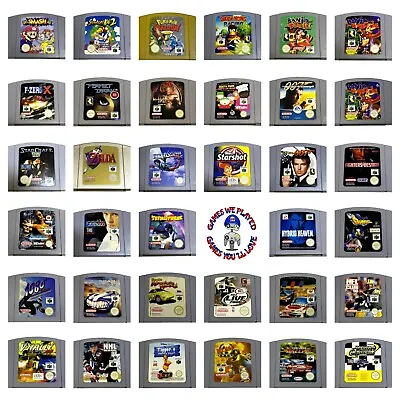 N64 Nintendo 64 Genuine Games - PAL B Grade Cartridge Dropdown Selection • $19.90