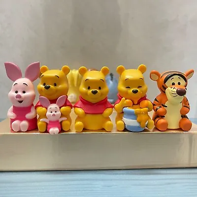 Winnie Pooh Cake Topper Toys Figures Kids Birthday Cake Decoration Tiger • £12.99