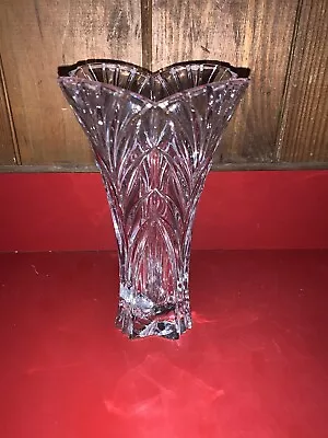 Beautiful Cut Crystal 8” Vase • $25