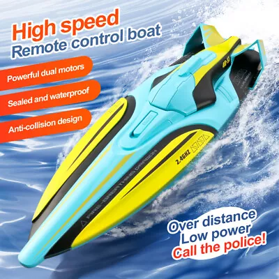 2.4GHz Waterproof S1 Long Range Wireless Remote Control High Speed Boat Toy Gift • $71.23