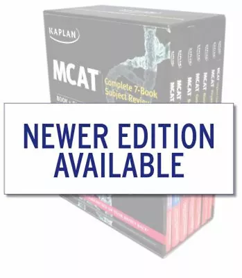 Kaplan MCAT Complete 7-Book Subject Review 2016 Paperback Kaplan • $19.26