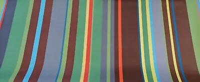 Oilcloth Fabric PVC Coated French Stripes Toulouse Stripe Per Meter  • £14.90