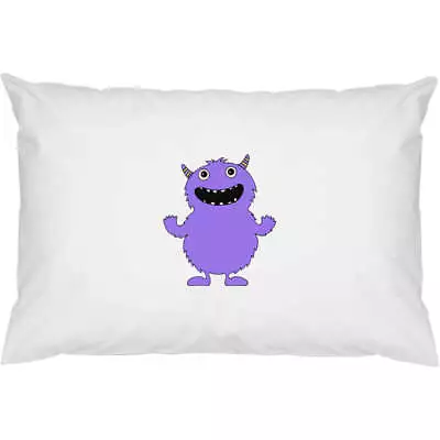 2 X 'Purple Monster' Cotton Pillow Cases (PW00023254) • $16.38