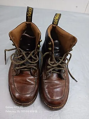 Dr Martins Air Wair Brown Leather Boots Mens Size 11 USA. • $54