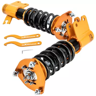 2pcs Adjustable Front Coilover Coil Sturts For Nissan S13 Silvia 200SX 1989-1998 • $235.59