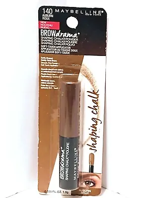 Maybelline 140 Auburn Brow Drama Shaping Chalk Powder Brand New • $3.52