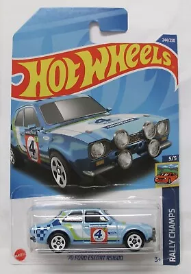 2023 Hot Wheels * A Case * 1970 Ford Escort Rs1600 Rally Champs 5/5 Good Year   • $3.99