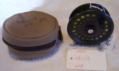 11123 Vintage Orvis Iii Fly Fishing  Reel See Reel Tag In Ll Bean Case • $175.45