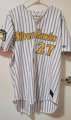 South Bend Silver Hawks Minor League Rawlings Baseball Jersey 2XL - Embroidered • $144.95