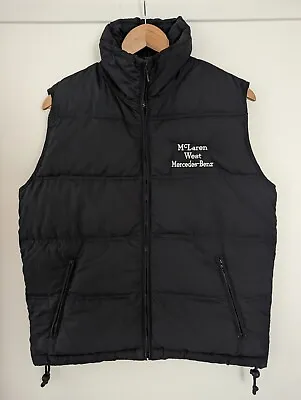 Vintage Mercedes Mclaren Racing Vest - Puffer Jacket - Formula 1 - Grand Prix • $38.49