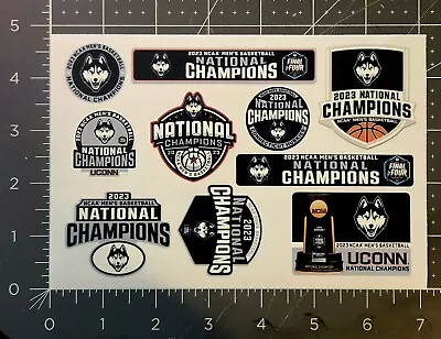 2023 NCAA National Champions UCONN HUSKIES  Little Ones  Vinyl Sticker Sheet • $7