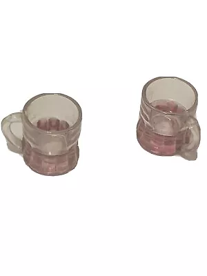 Pair Of Glass Mini Beer Mug Shot Glass • $10