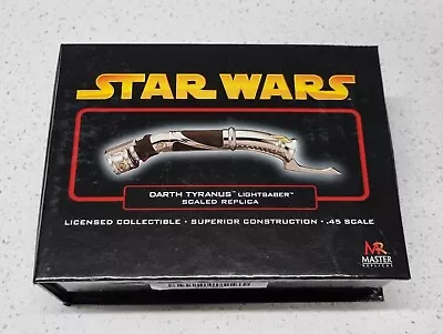 Star Wars Master Replicas Darth Tyranus ROTS .45 Scale Lightsaber SW-320 • $150