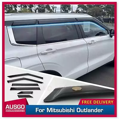 AUSGO Luxury 6PCS Weather Shields For Mitsubishi Outlander ZM 2021-Onwards • $85.99