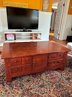 Broyhill Attic Heirlooms Red Oak Coffee Table With Storage • $200