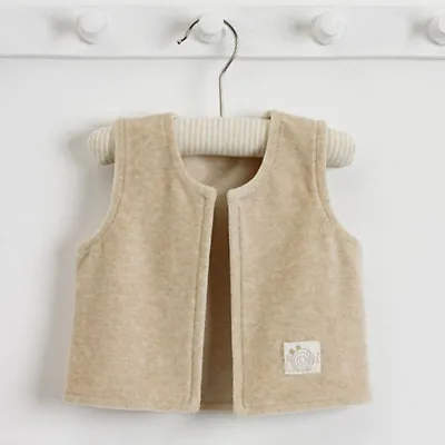 Natures Purest Spots & Stripe Gilet In Gift Bag 0-3 Months Unisex (0076A) • £4.99