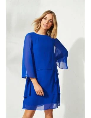$34.65 • Buy Capture Flute Sleeve Layered Dress Womens Size 10 Clothing  Dresses Tank Dress