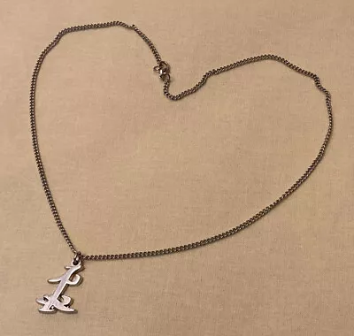 Mortal Instruments 2013 Parabatai Rune Charm Necklace Silver Color Tone Chain • $19.99