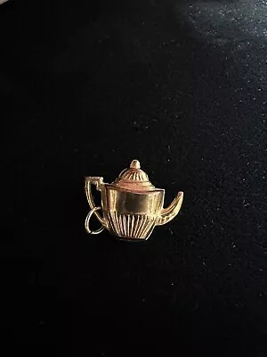 Antique Marked 375 9k Gold Teapot Charm • $29