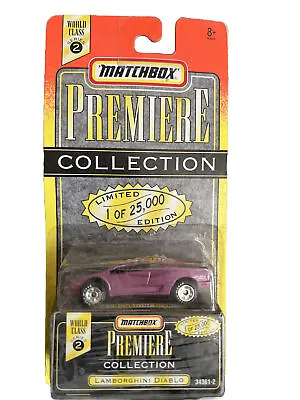 Matchbox 1995 Premiere Collection Series 2 Lamborghini Diablo Purple • $6