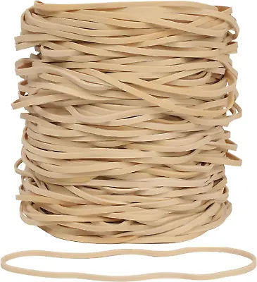 -Rubber Bands Large Beige Rubber Band 7 Inch 120 Pack Elastics Bands Size 117B  • $11.75