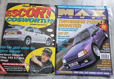 Max Power Magazine May 1993 First Issue Including Brand New Baseball Cap • £150