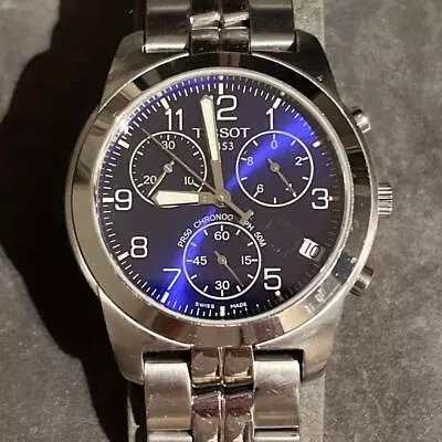 Tissot Pr50 Chronograph Quartz Date Vintage Men's Watch Used Swiss Made • $163.17