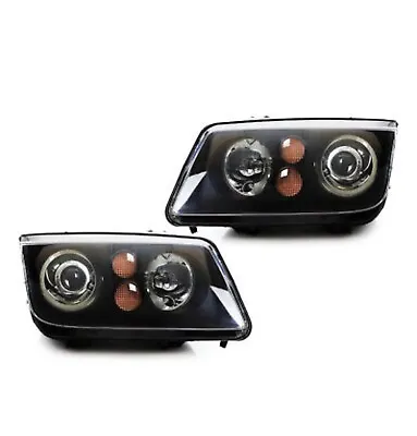 ECode OE Xenon Rep. BLACK Headlight For 1999-2004 VW Jetta 4 IV Halogen Model • $250