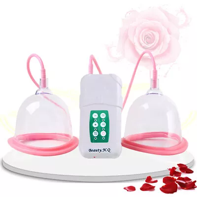 Electric Vacuum Pump Suction Breast Enlargement C/D Cup Breast Lifting Massager  • $38