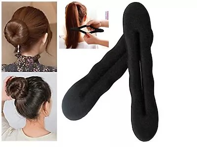 £2.99 • Buy Magic Hair Bun Maker Styling Bun Maker Twist Curler Tool Donut Wedding Accessory