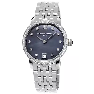 Frederique Constant Geneve Slimline Ladie's Watch (FC-220MPBD1SD26B) • $2995